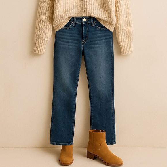 FRAME Denim “Le High Straight” Jeans – Size 25 - Picture 1 of 5